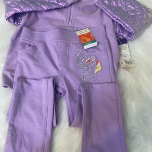 365 KIDS FROM GARANIMALS  SIZE 5 TOP AND BOTTOM COLOR LVPRPL